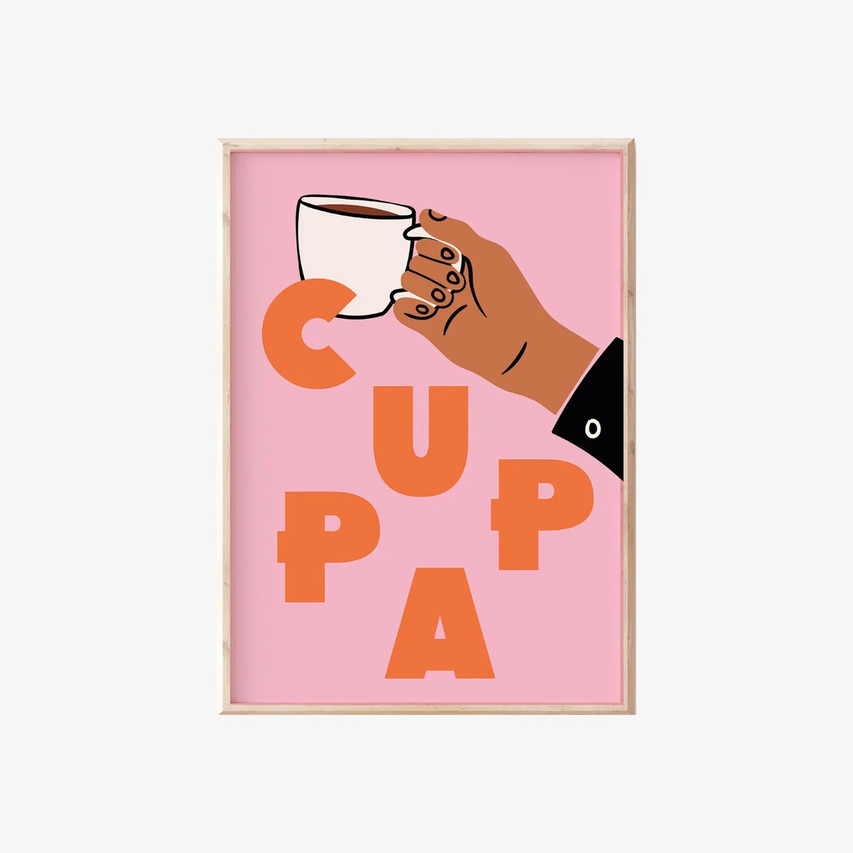 Yellow / Orange / Pink A3 Pink Cuppa Print Sofe Store – image 1