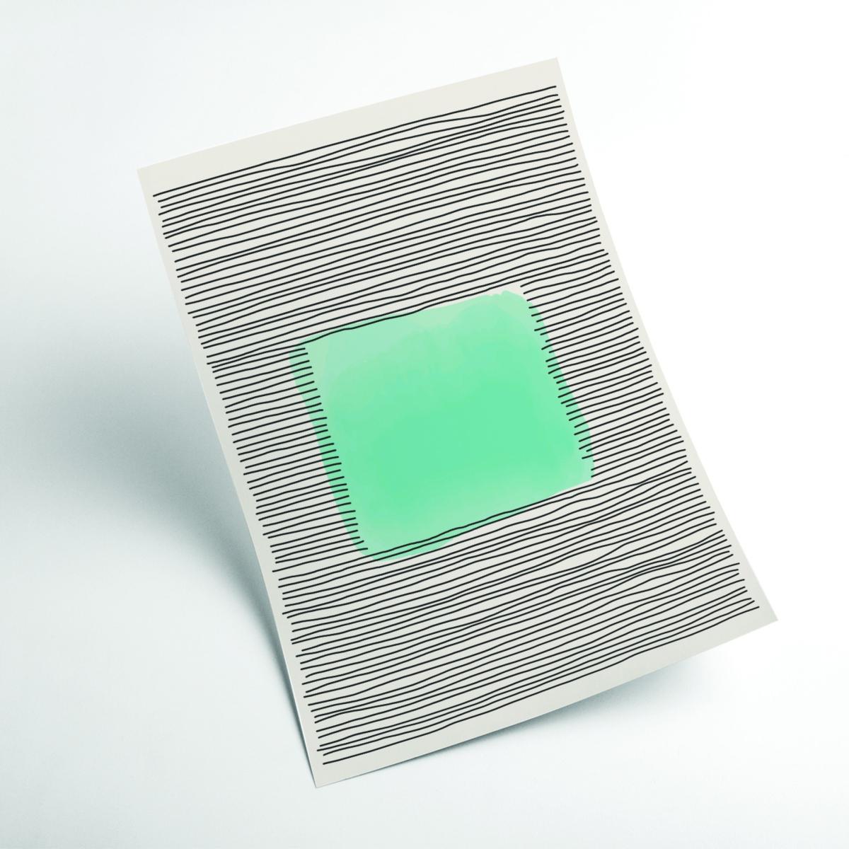 Light Green Abstract #2 Extra Large Stanley Print House – image 2