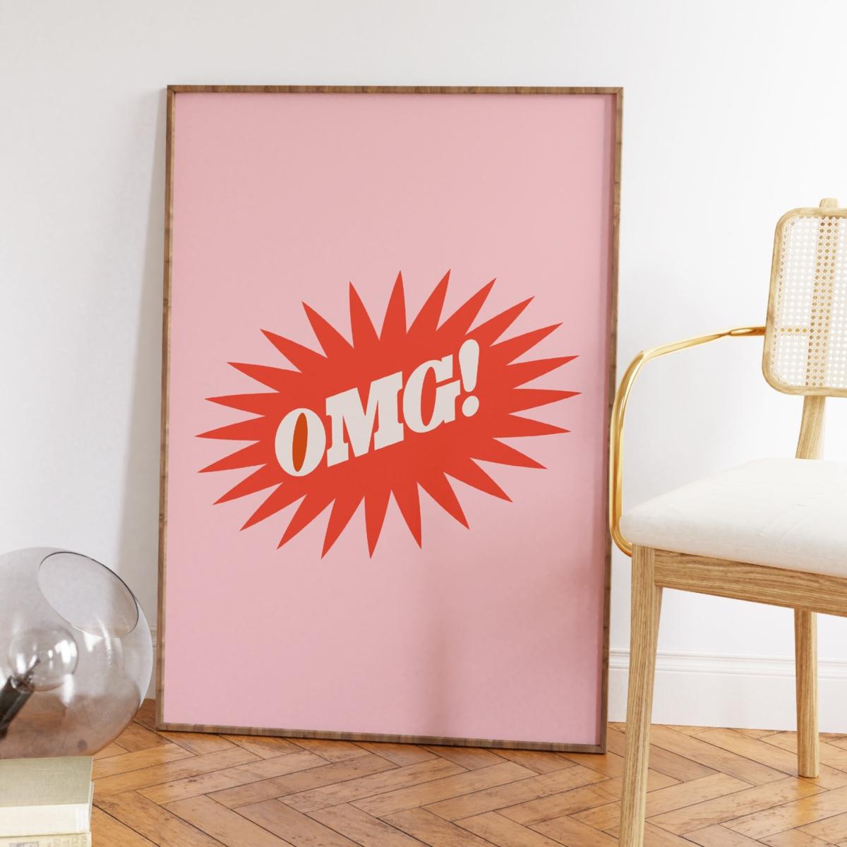 Pink / Purple Omg Print Sofe Store – image 2