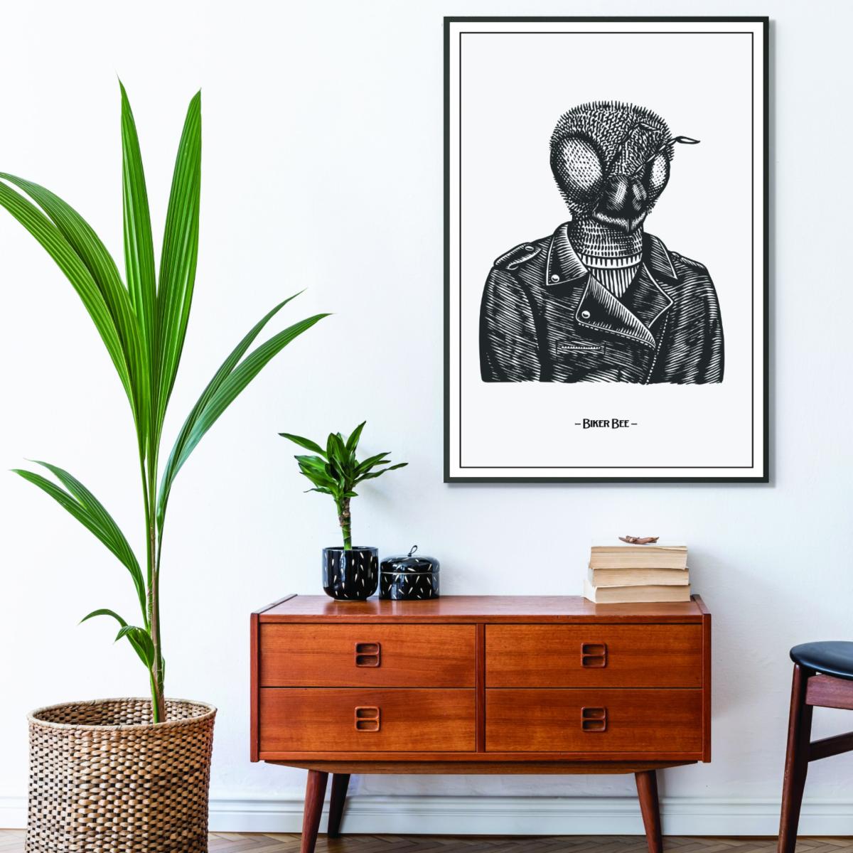 Grey The Biker Bee Extra Large Stanley Print House – image 3