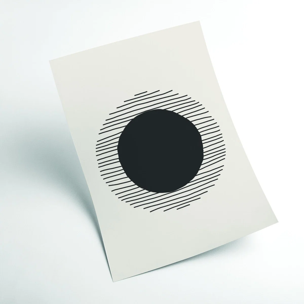Black Circle Vibe Series #4 Extra Small Stanley Print House – image 2