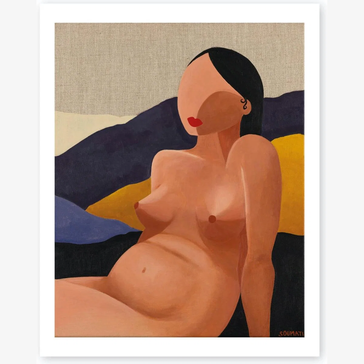 Lilie Art Print 40X50Cm Soumati Studio