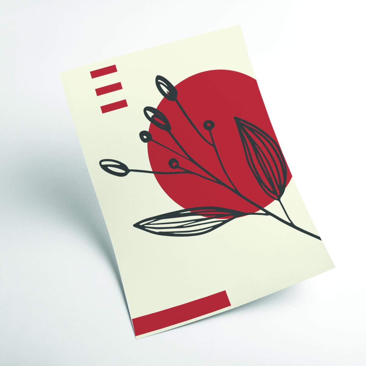 Red Boho Botanicals #4 Extra Large Stanley Print House – image 2