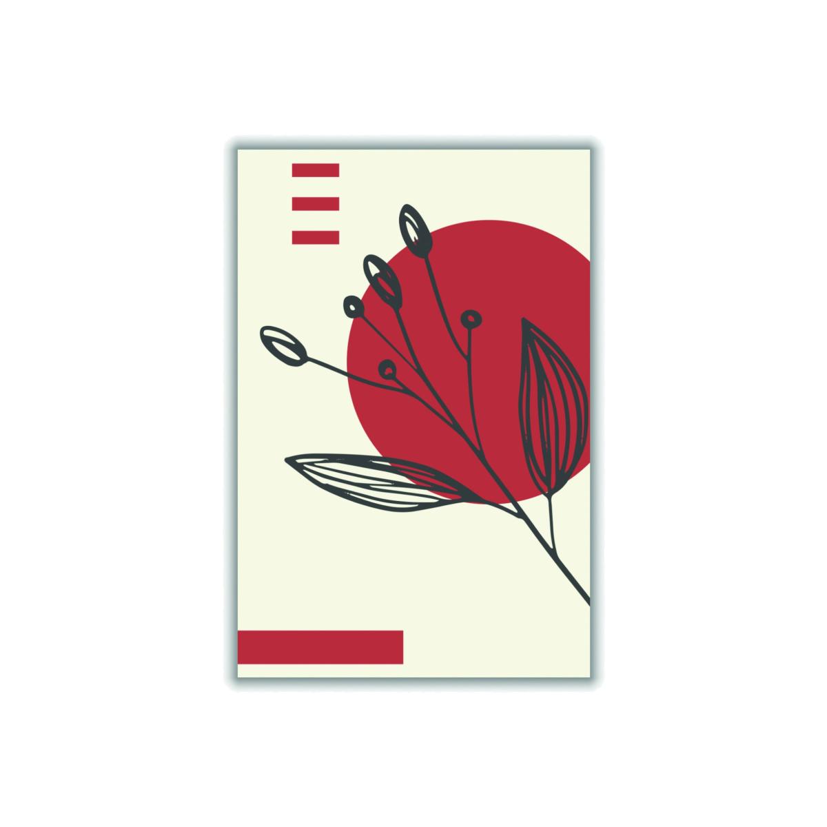 Red Boho Botanicals #4 Extra Large Stanley Print House – image 1