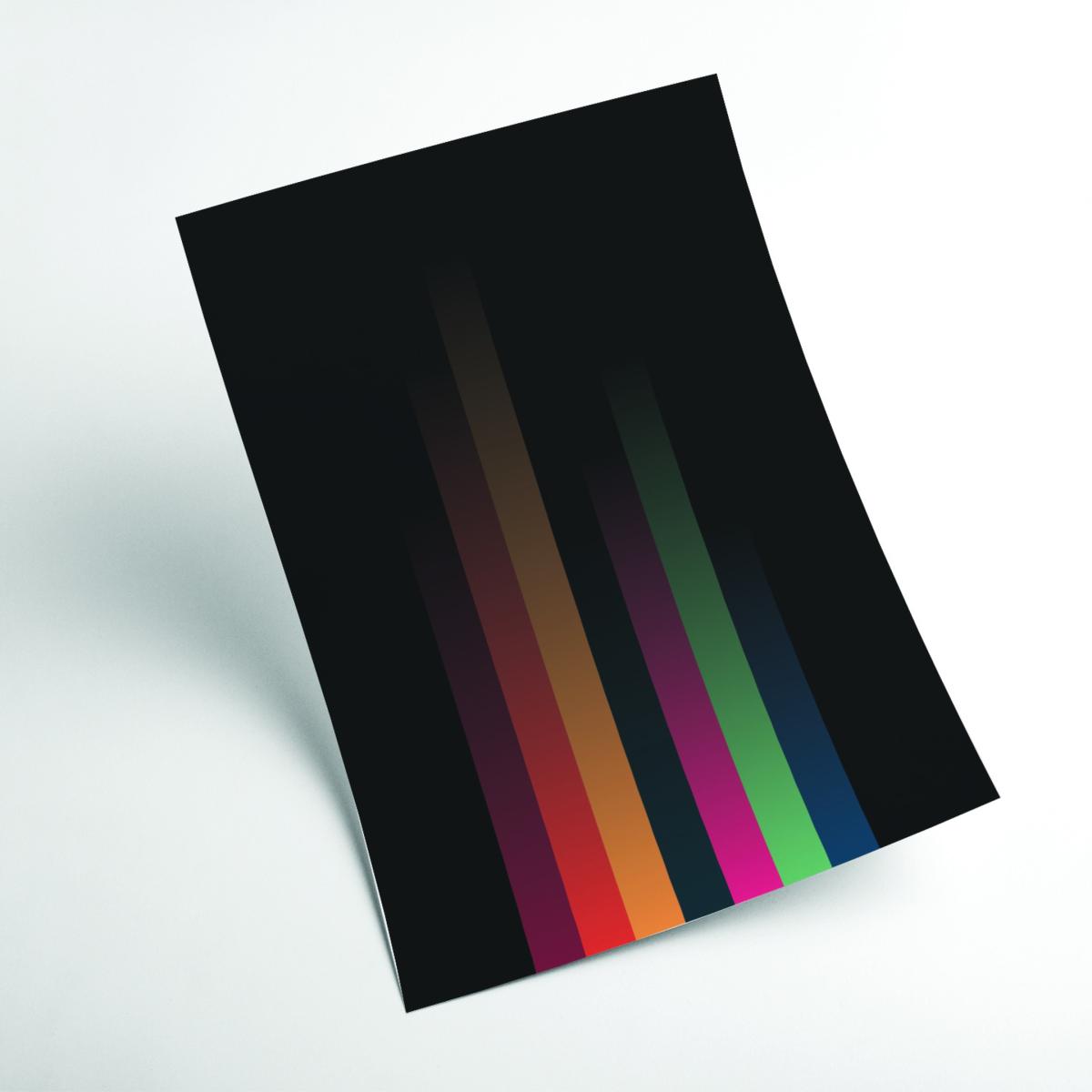 Faded Stripes 3 A4 210 X 297Mm Stanley Print House – image 2