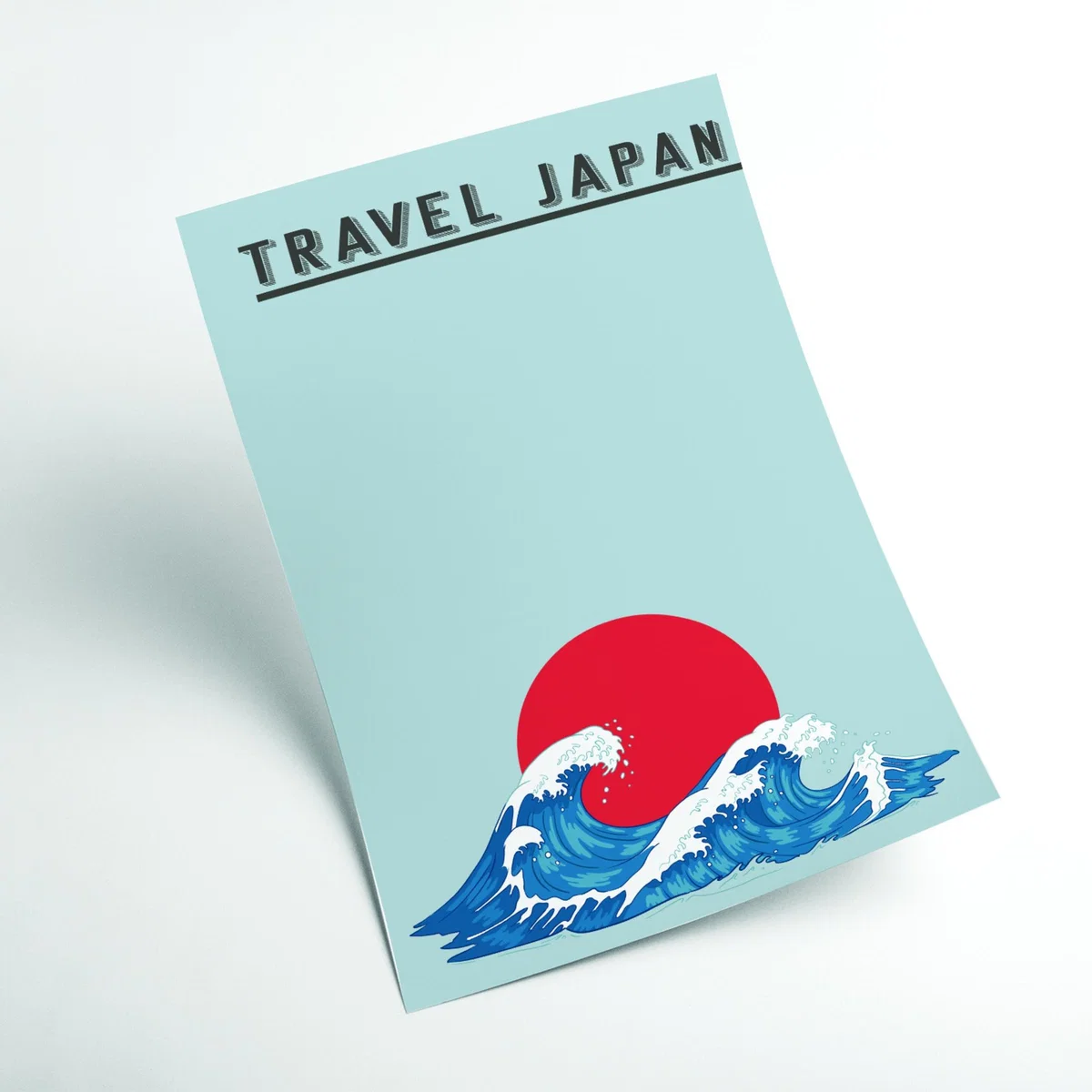 Blue Japanese Waves Large Stanley Print House – image 2
