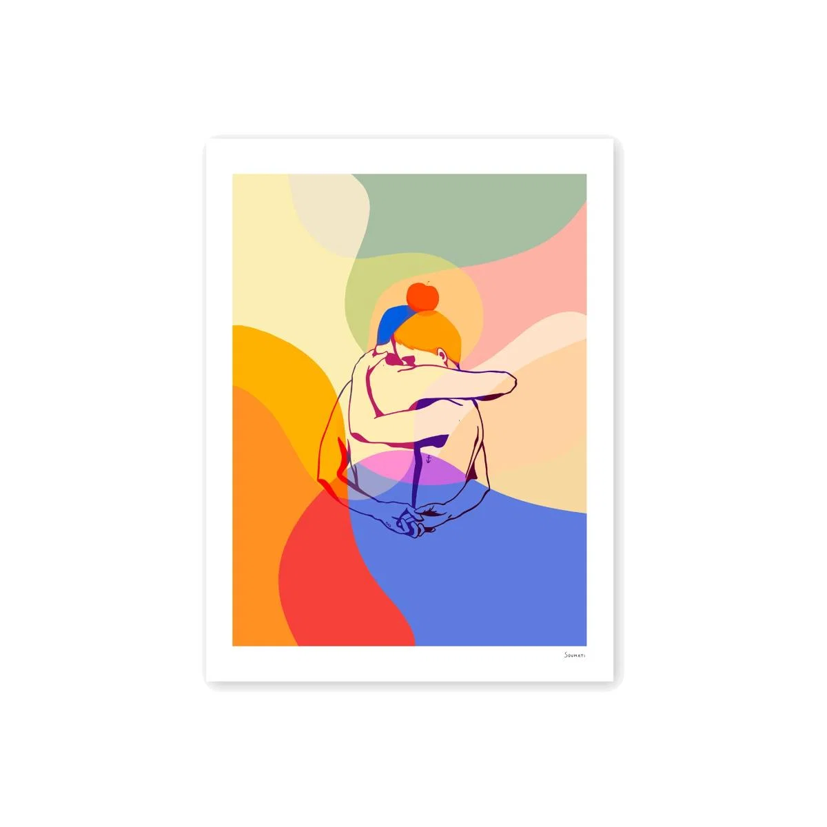 Apple Of My Eye Art Print 45X60Cm Soumati Studio
