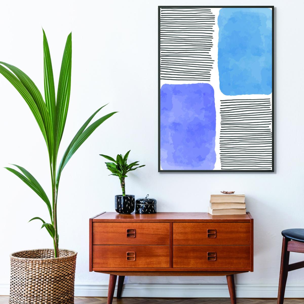 Watercolor Lines Series #1 Small Stanley Print House – image 3