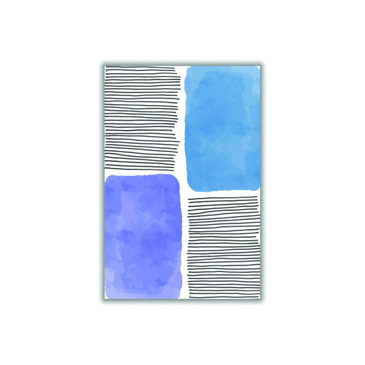 Watercolor Lines Series #1 Small Stanley Print House – image 1