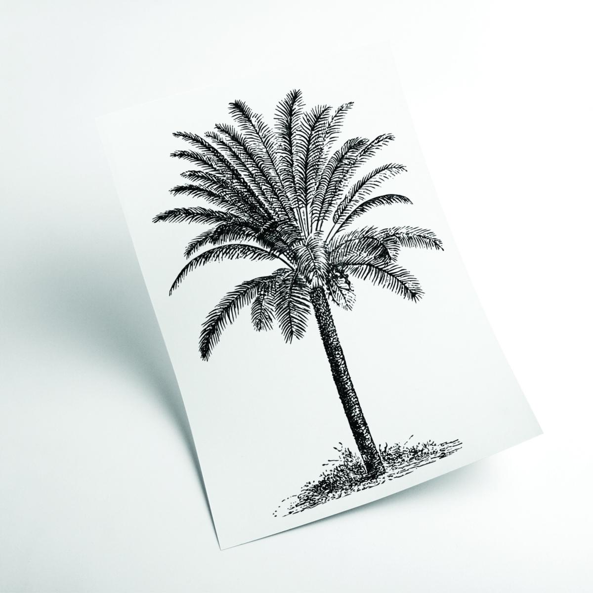 Black Vintage Palm Tree Extra Large Stanley Print House – image 2