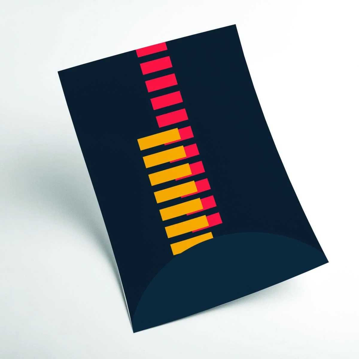 Yellow / Orange Vibrant Geometric #1 Xxs Stanley Print House – image 2