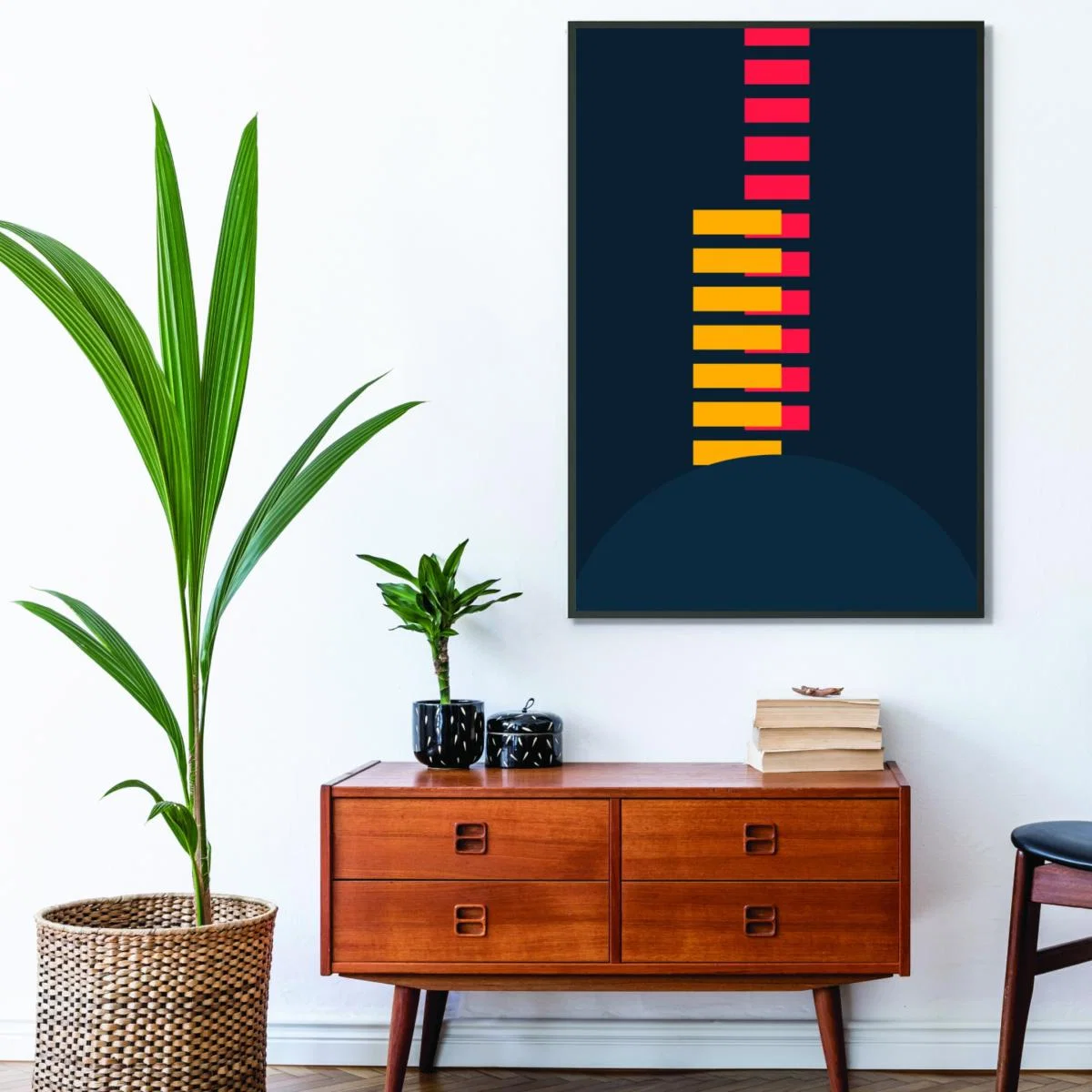 Yellow / Orange Vibrant Geometric #1 Xxs Stanley Print House – image 3