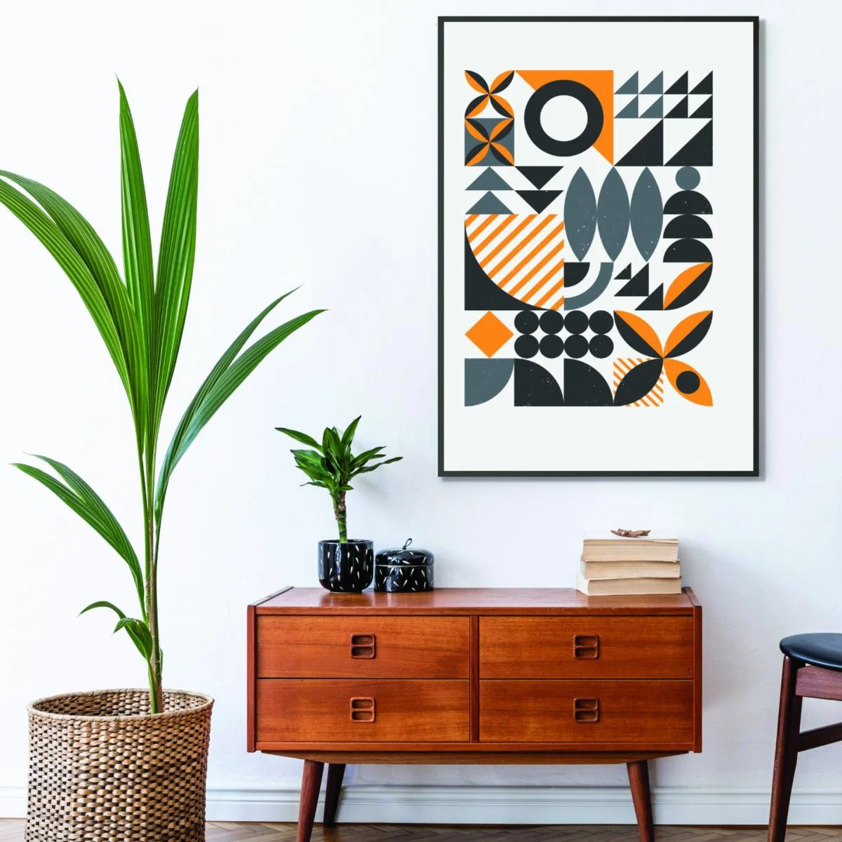 Neutrals Vibrant Bauhaus Collection #3 A3 297 X 420Mm Stanley Print House – image 3