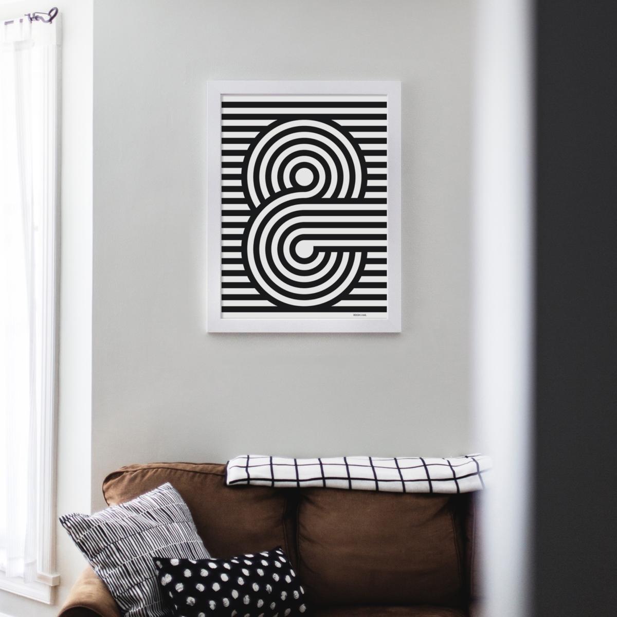 Ampersand - Geometric Typography Print A2 420 X 594Mm Reign & Hail – image 4