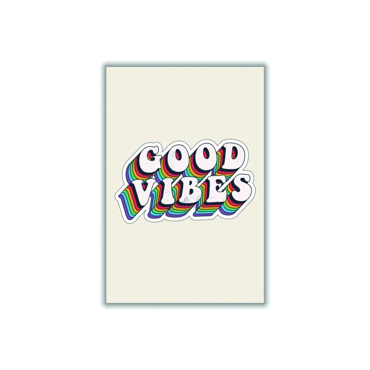 Good Vibes!! A4 210 X 297Mm Stanley Print House – image 1
