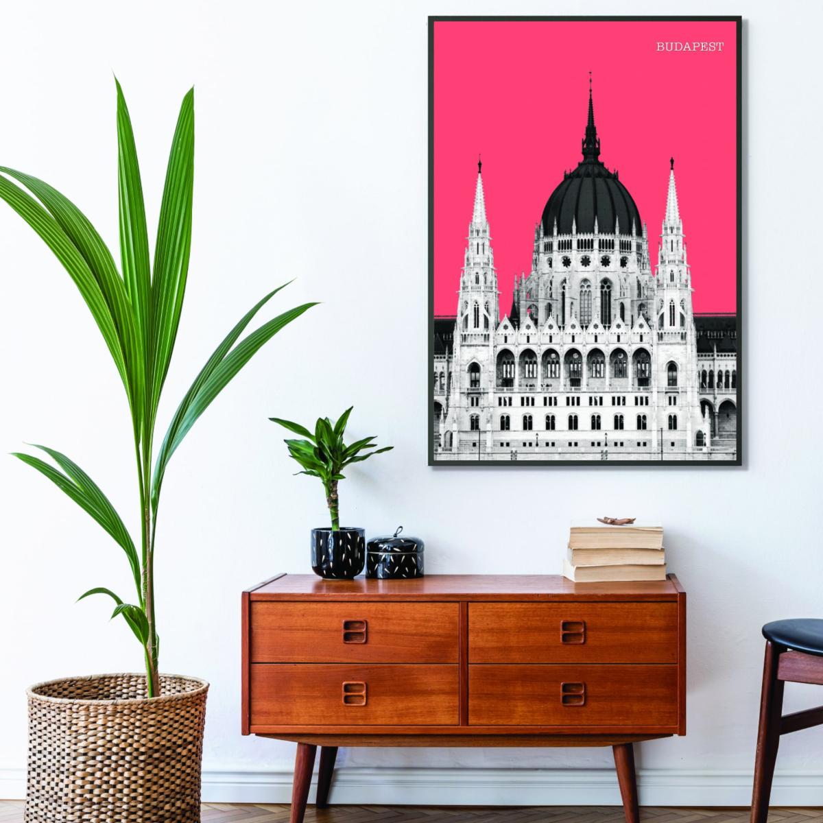 Halftone Budapest Red Extra Small Stanley Print House – image 3