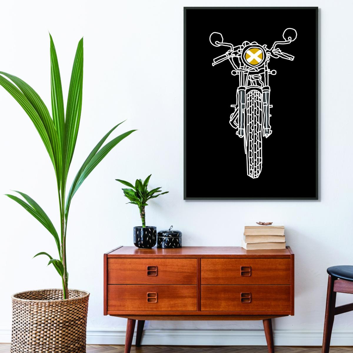 Grey Wanna Go For A Ride? A2 420 X 594Mm Stanley Print House – image 3