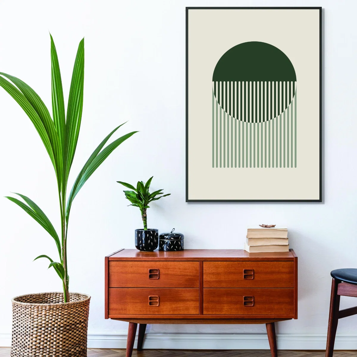 Grey Minimal Abstract Circles Iiii Medium Stanley Print House – image 3