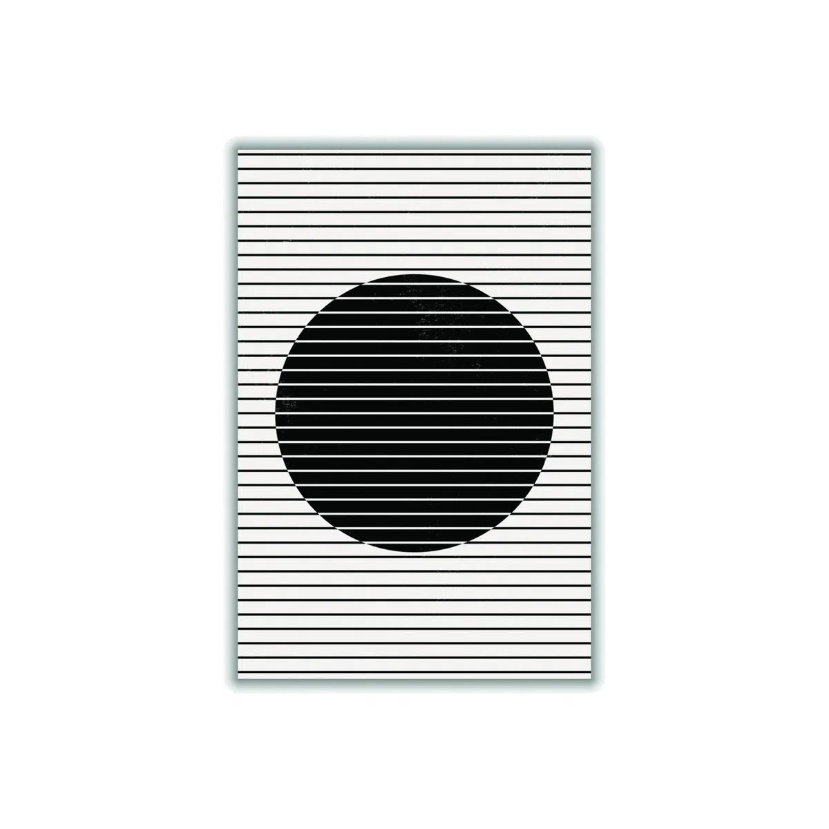 Black Minimal Geometric #2 Medium Stanley Print House – image 1