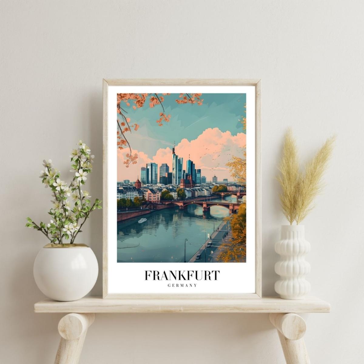 Frankfurt Skyline Serenity | Artchi – image 2