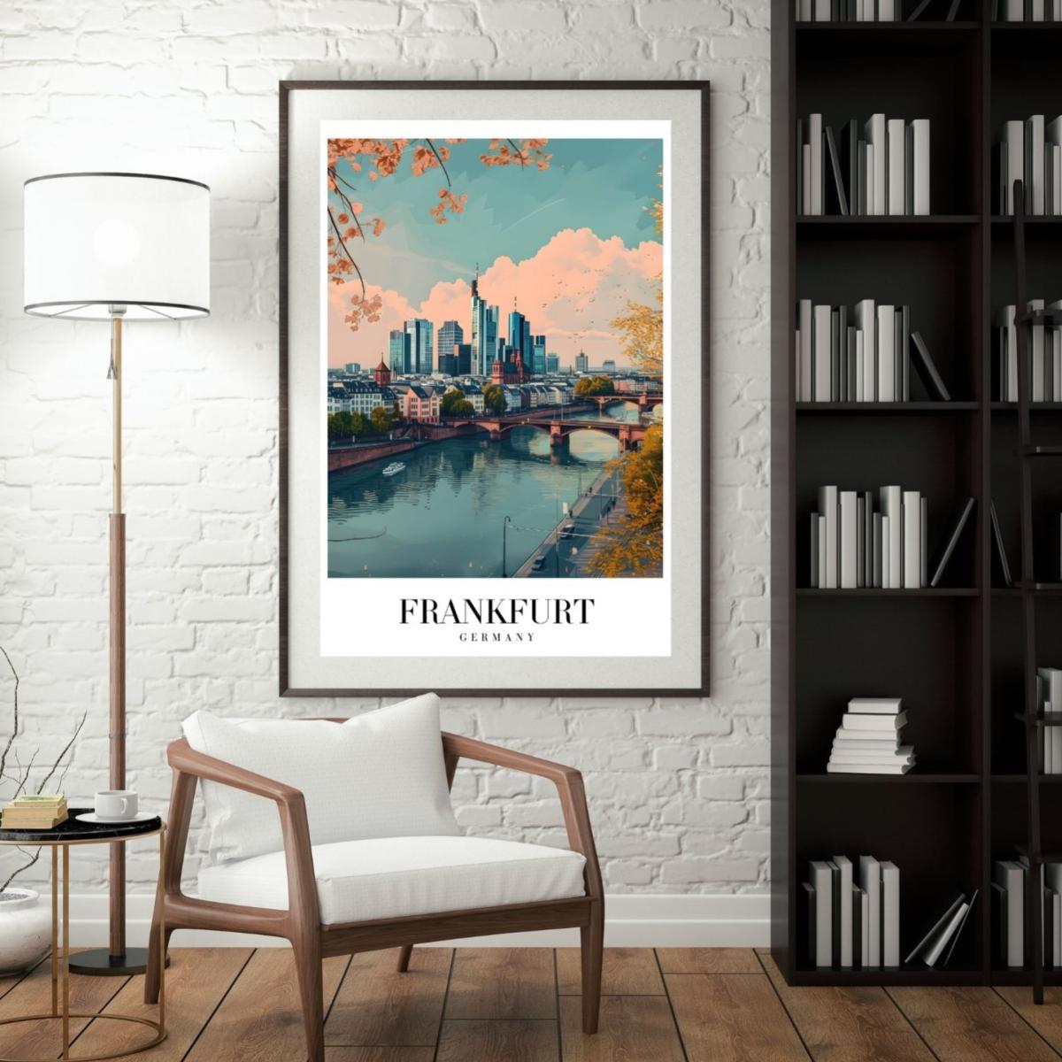 Frankfurt Skyline Serenity | Artchi – image 3
