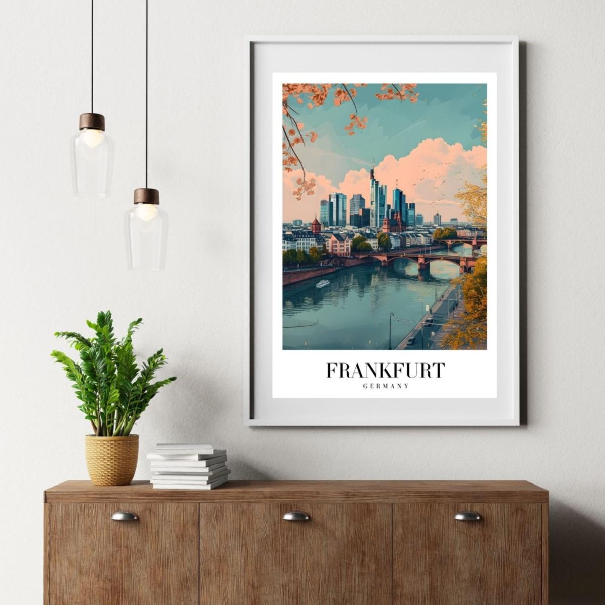 Frankfurt Skyline Serenity | Artchi – image 4