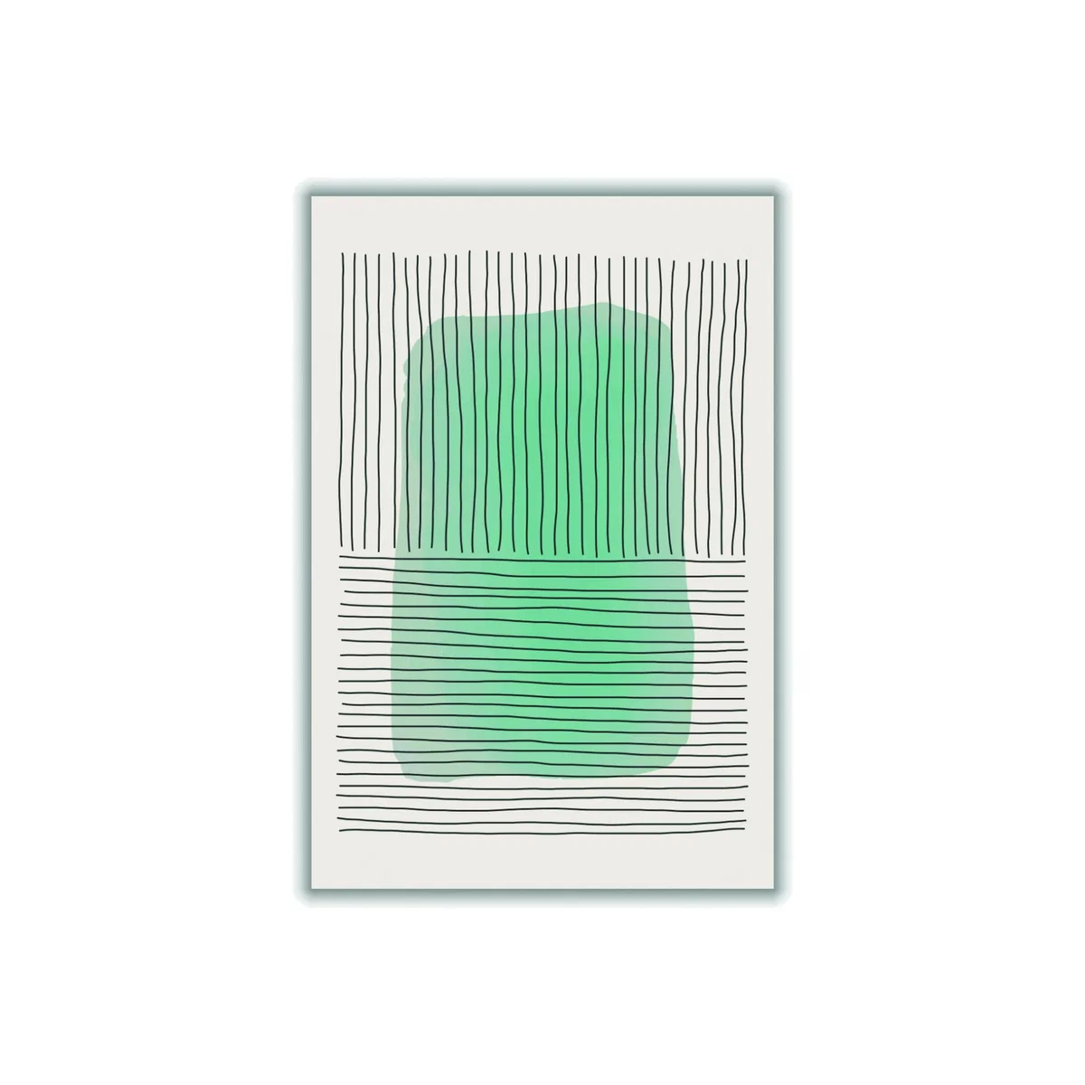 Green Minimalism #4 A4 210 X 297Mm Stanley Print House – image 1