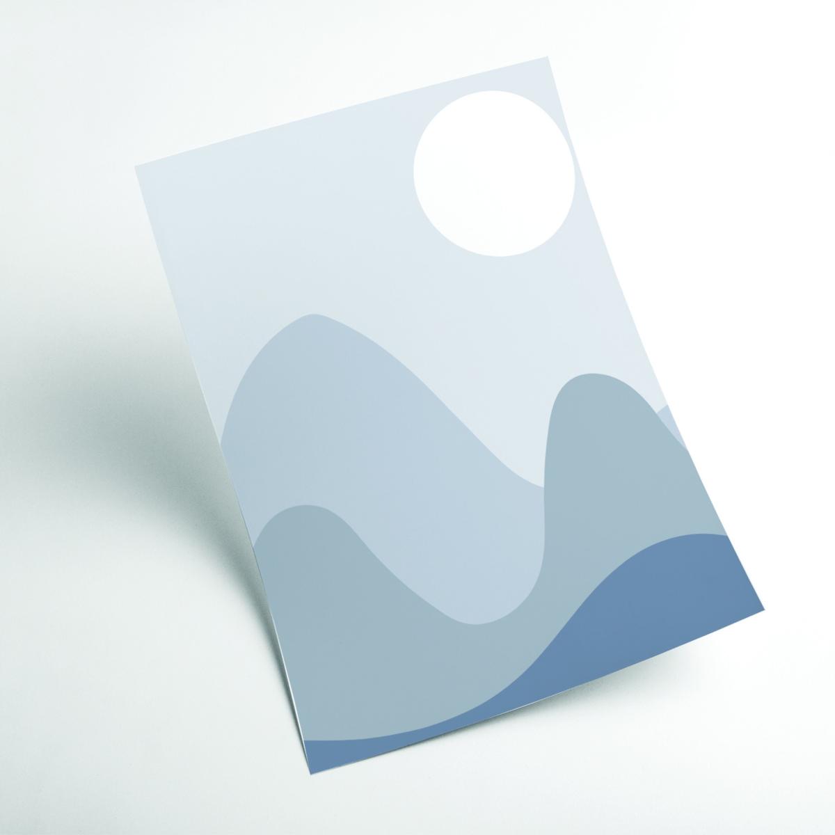 Grey Boho Landscape #3 A3 297 X 420Mm Stanley Print House – image 2