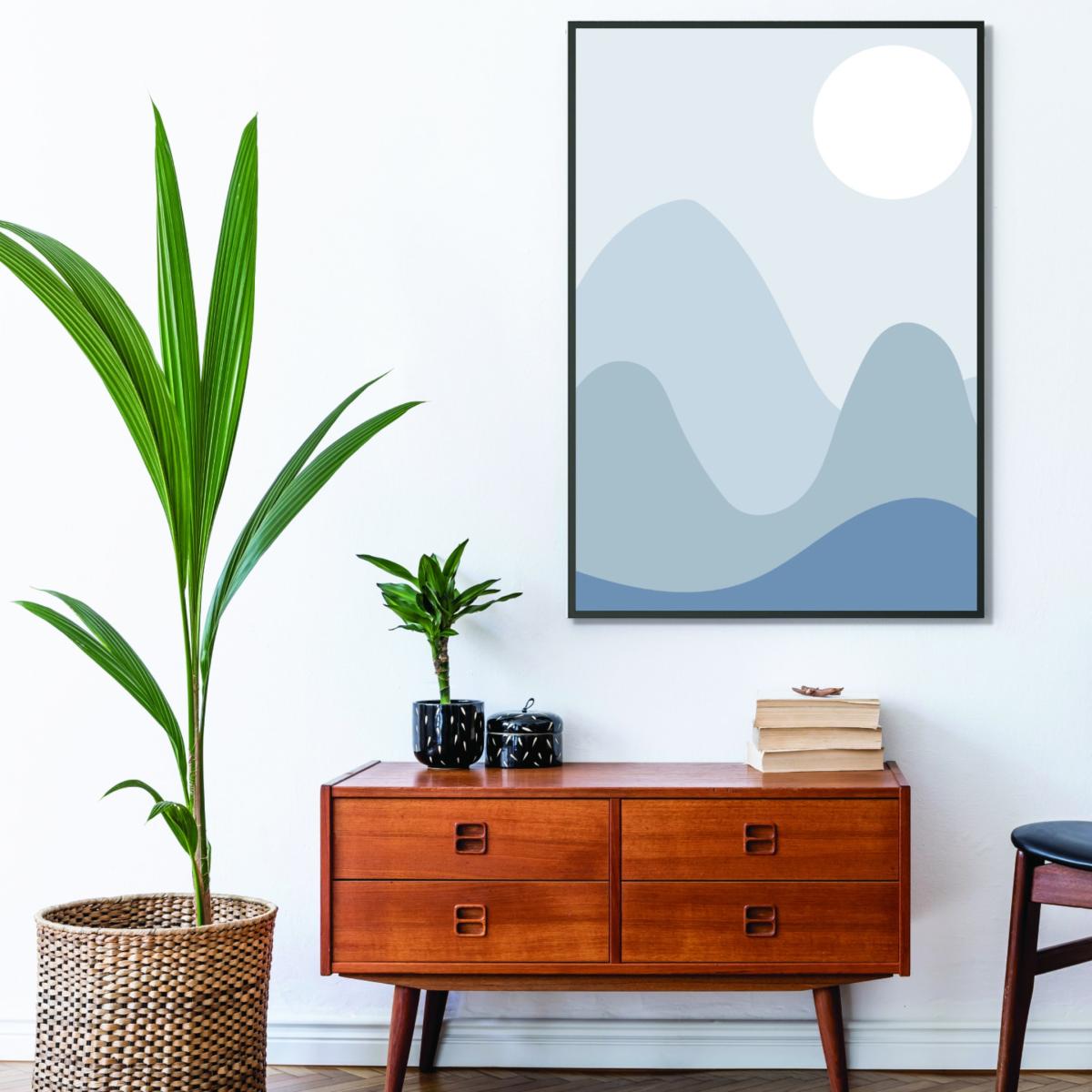 Grey Boho Landscape #3 A3 297 X 420Mm Stanley Print House – image 3