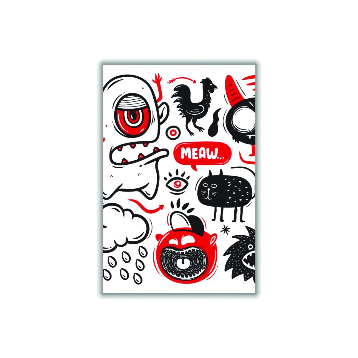 Red This Is A Doodle A2 420 X 594Mm Stanley Print House – image 1