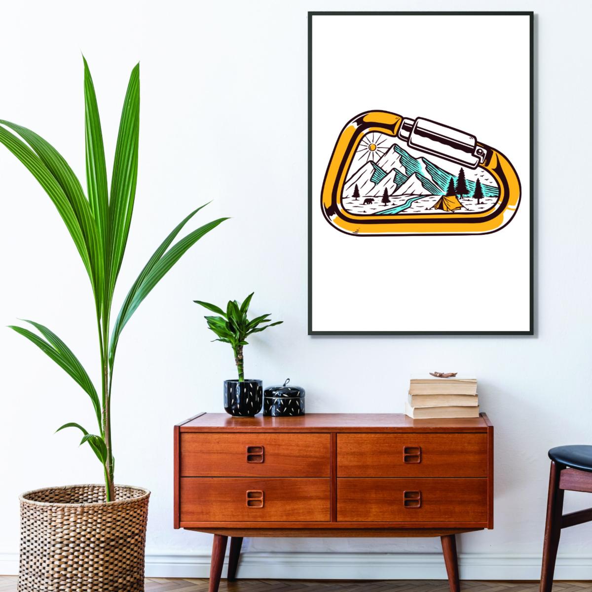 Yellow / Orange Caribiner Extra Large Stanley Print House – image 3