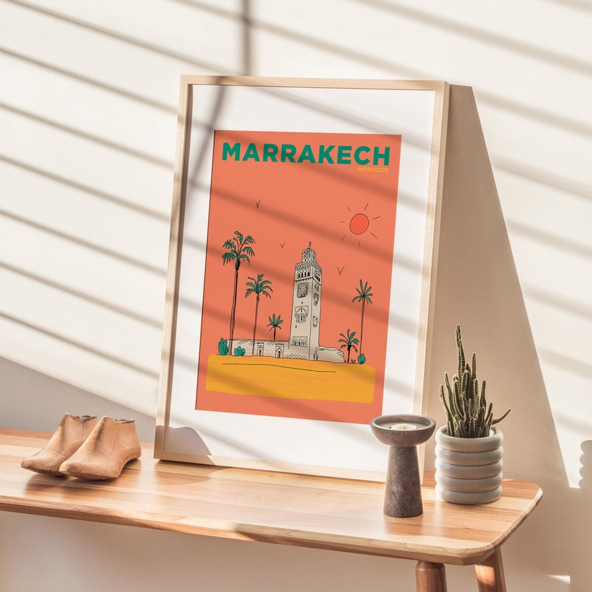 Marrakech Morocco Summer Escapes Print Places & Spaces Art Co. – image 2