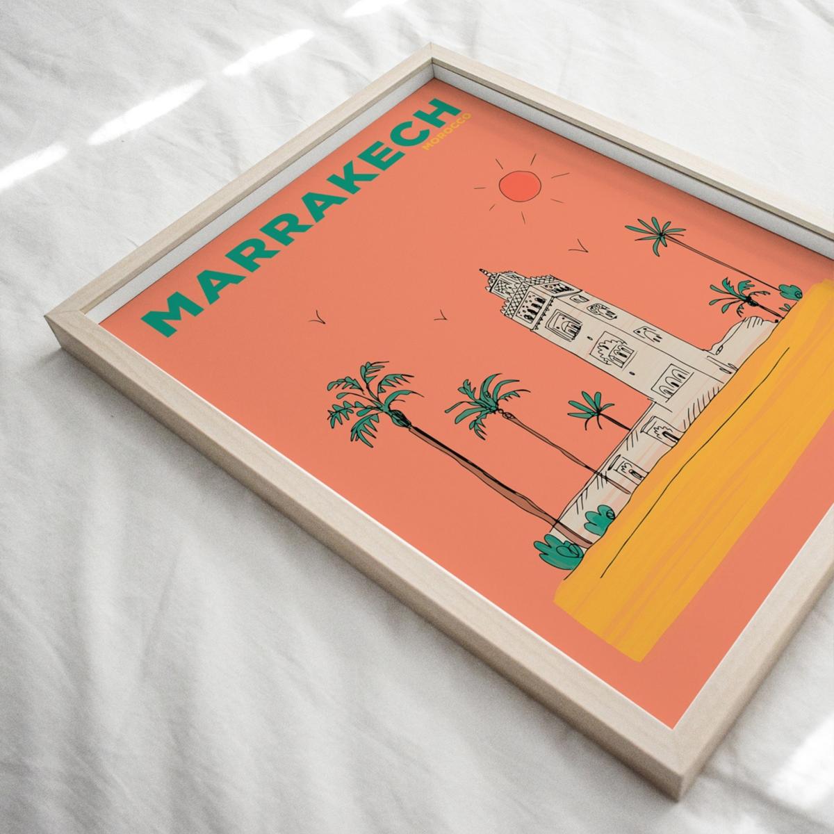 Marrakech Morocco Summer Escapes Print Places & Spaces Art Co. – image 3