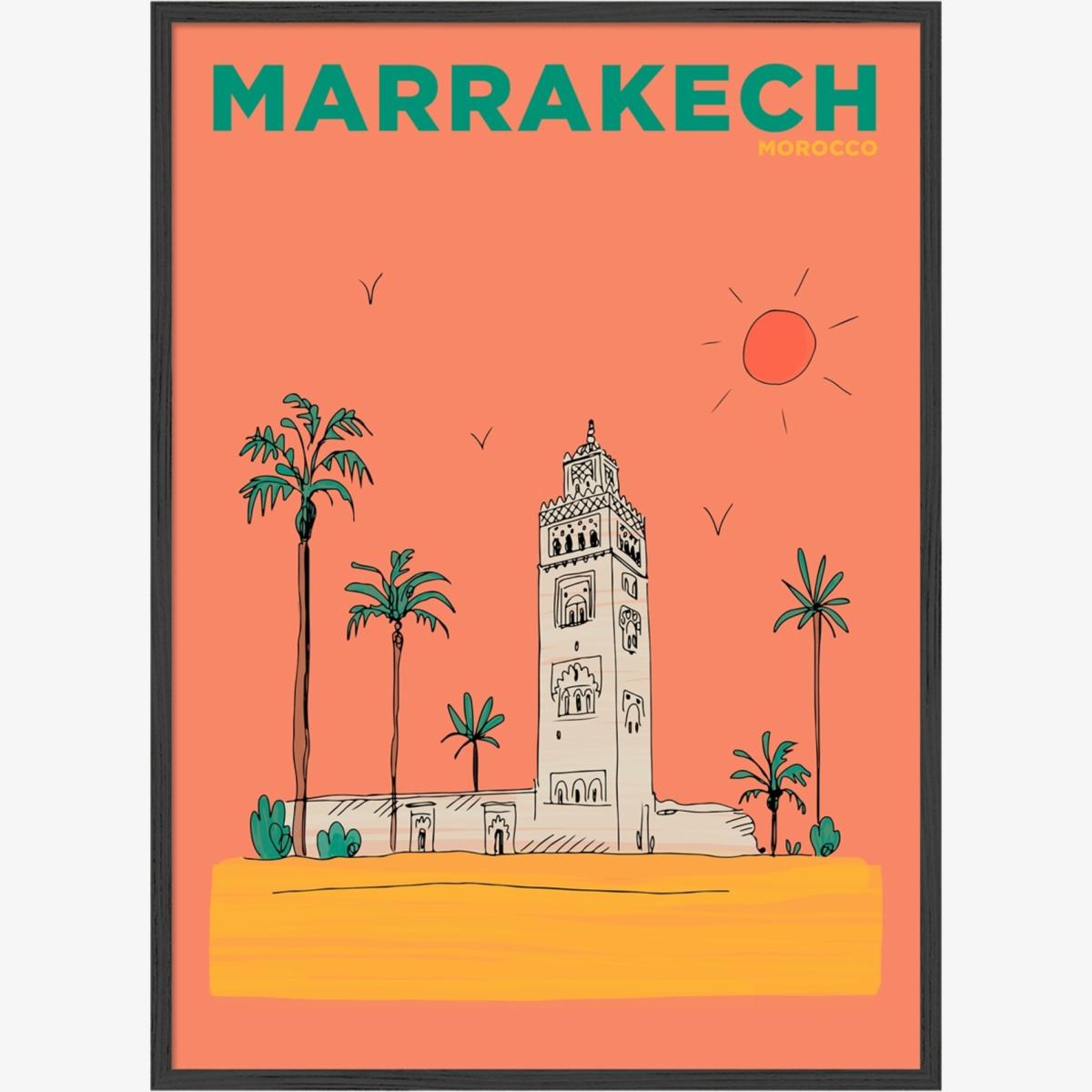 Marrakech Morocco Summer Escapes Print Places & Spaces Art Co. – image 1