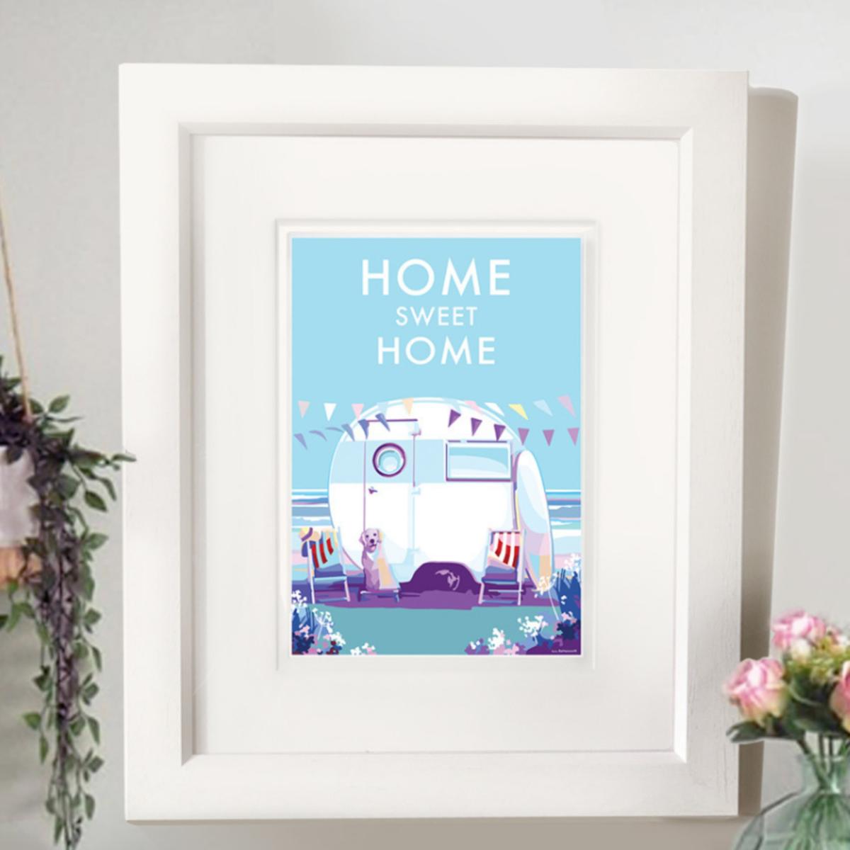 Home Sweet Home Vintage Style Quote Print | A4 | 210 X 297Mm | Becky Bettesworth – image 3