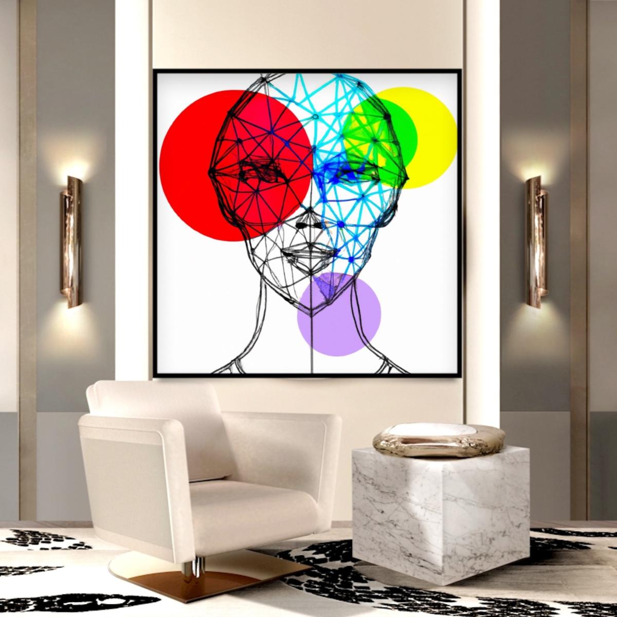 Face Print A3 297 X 420Mm Volsew Paris – image 3