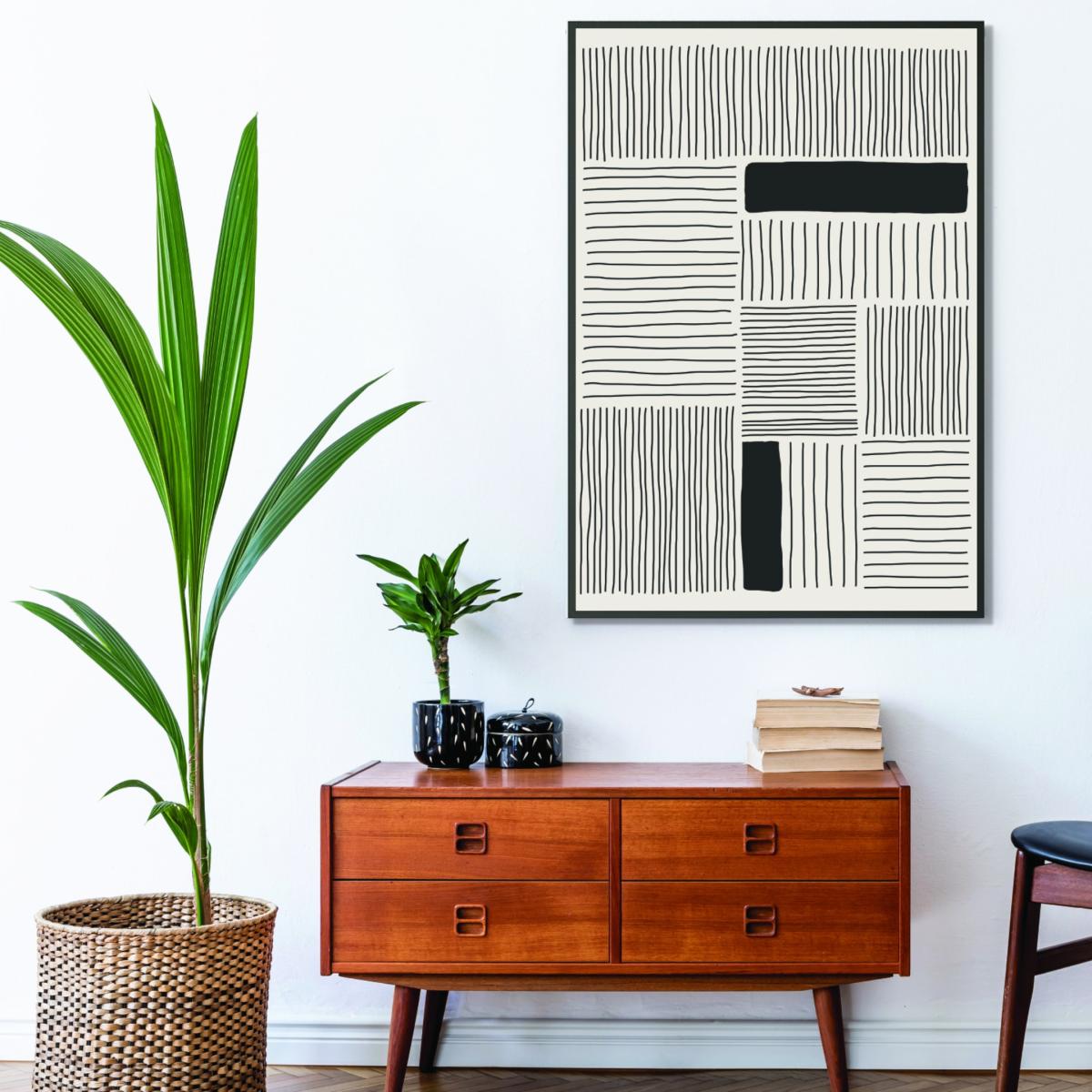 Black Minimalism Shapes 1 Extra Small Stanley Print House – image 3