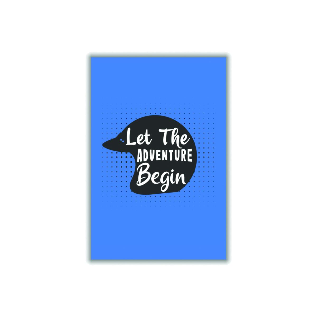 Blue Let The Adventure Begin Large Stanley Print House – image 1