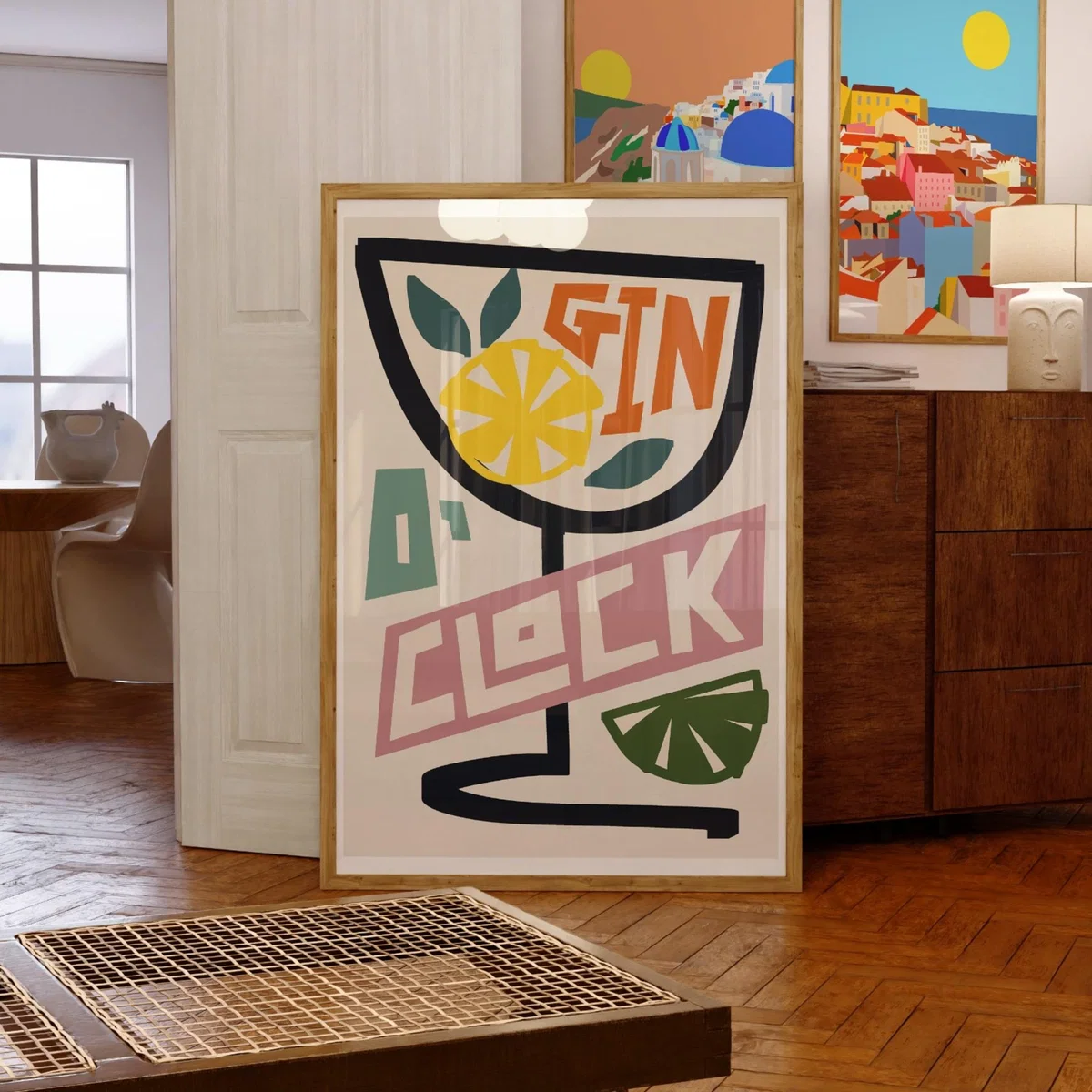 Gin O' Clock Art Print - A2 Natalie Cass Art – image 2