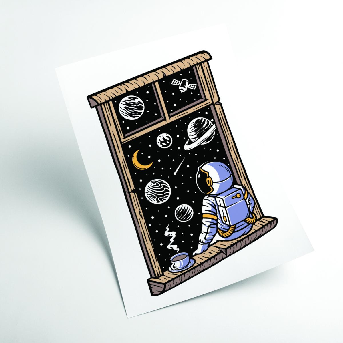 Brown Planet Views Extra Small Stanley Print House – image 2
