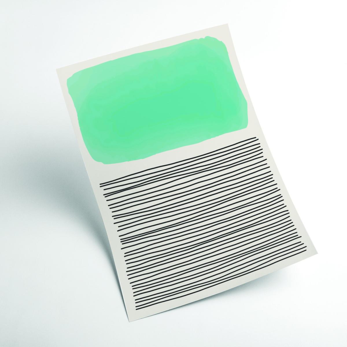 Green Minimal Watercolor Shapes 3 Xxs Stanley Print House – image 2
