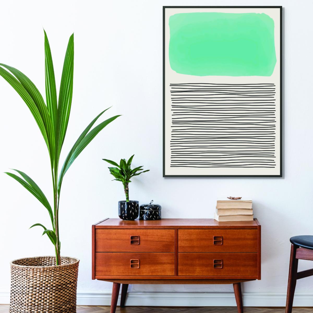 Green Minimal Watercolor Shapes 3 Xxs Stanley Print House – image 3
