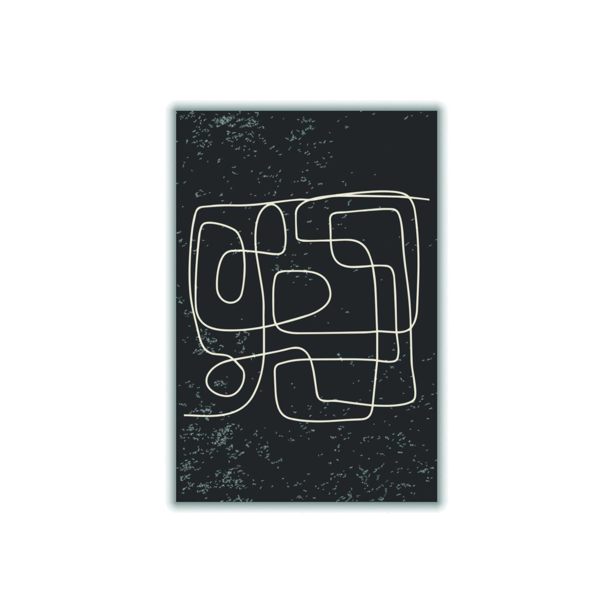 Black And White One Line #2 A4 210 X 297Mm Stanley Print House – image 1