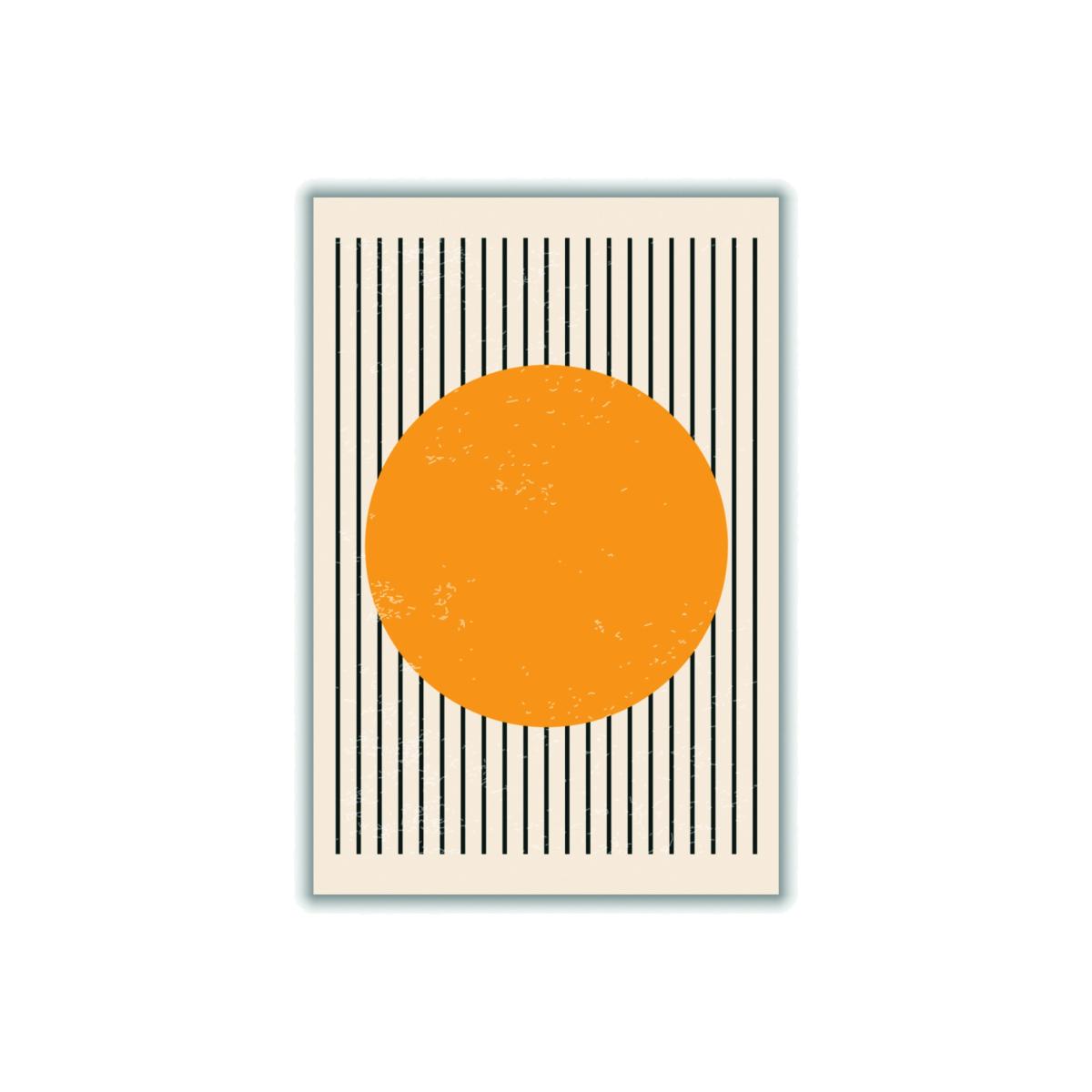 Yellow / Orange Bright Minimal Series #4 A1 594 X 841Mm Stanley Print House – image 1