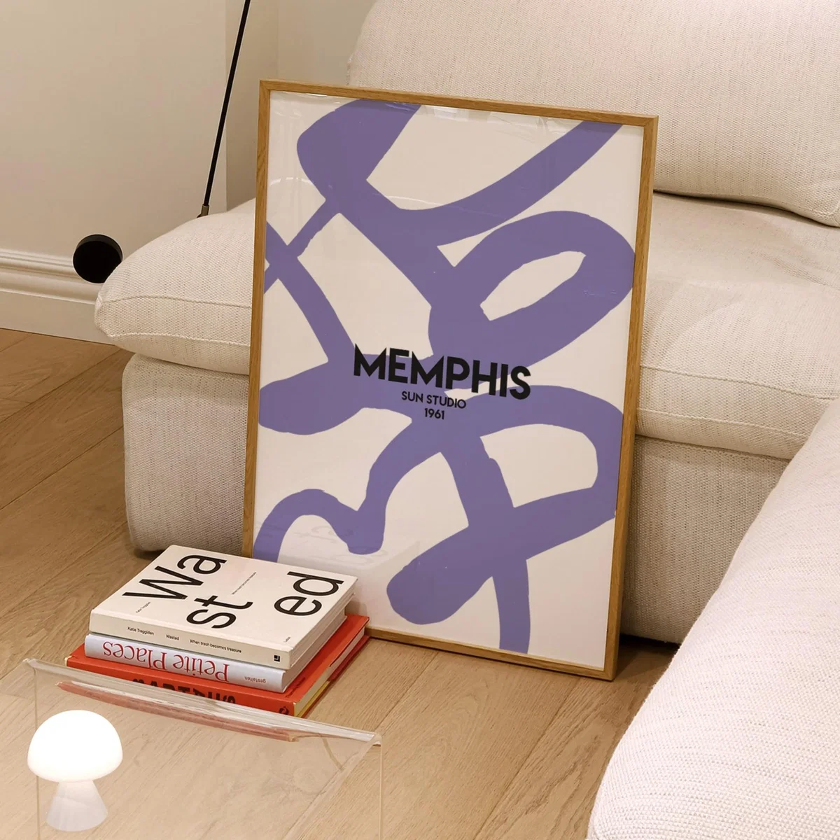 Pink / Purple Exclusive Memphis Abstract Giclée Art Print A3 | Fanclub – image 3
