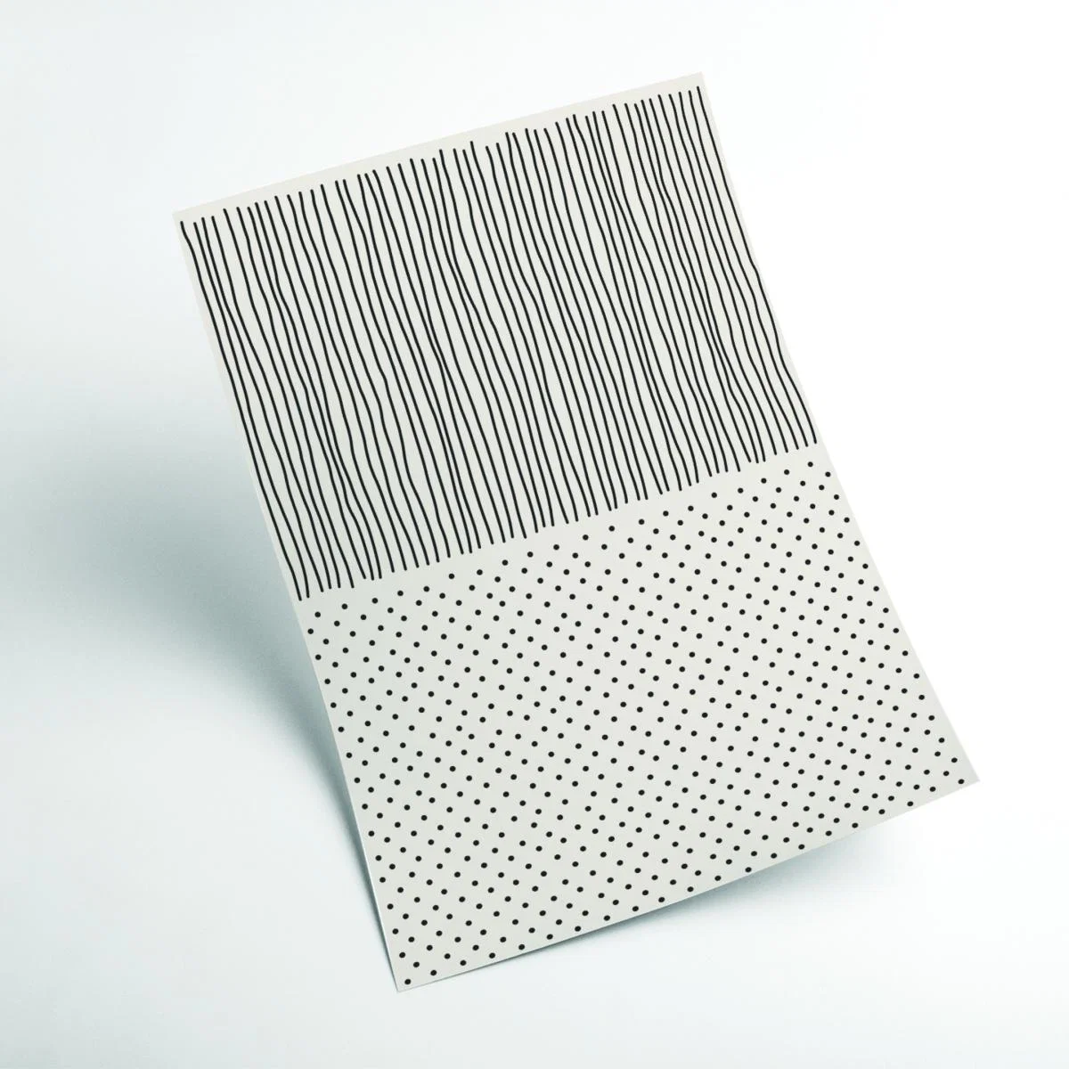 Black Minimal Line Vibes #4 A2 420 X 594Mm Stanley Print House – image 2