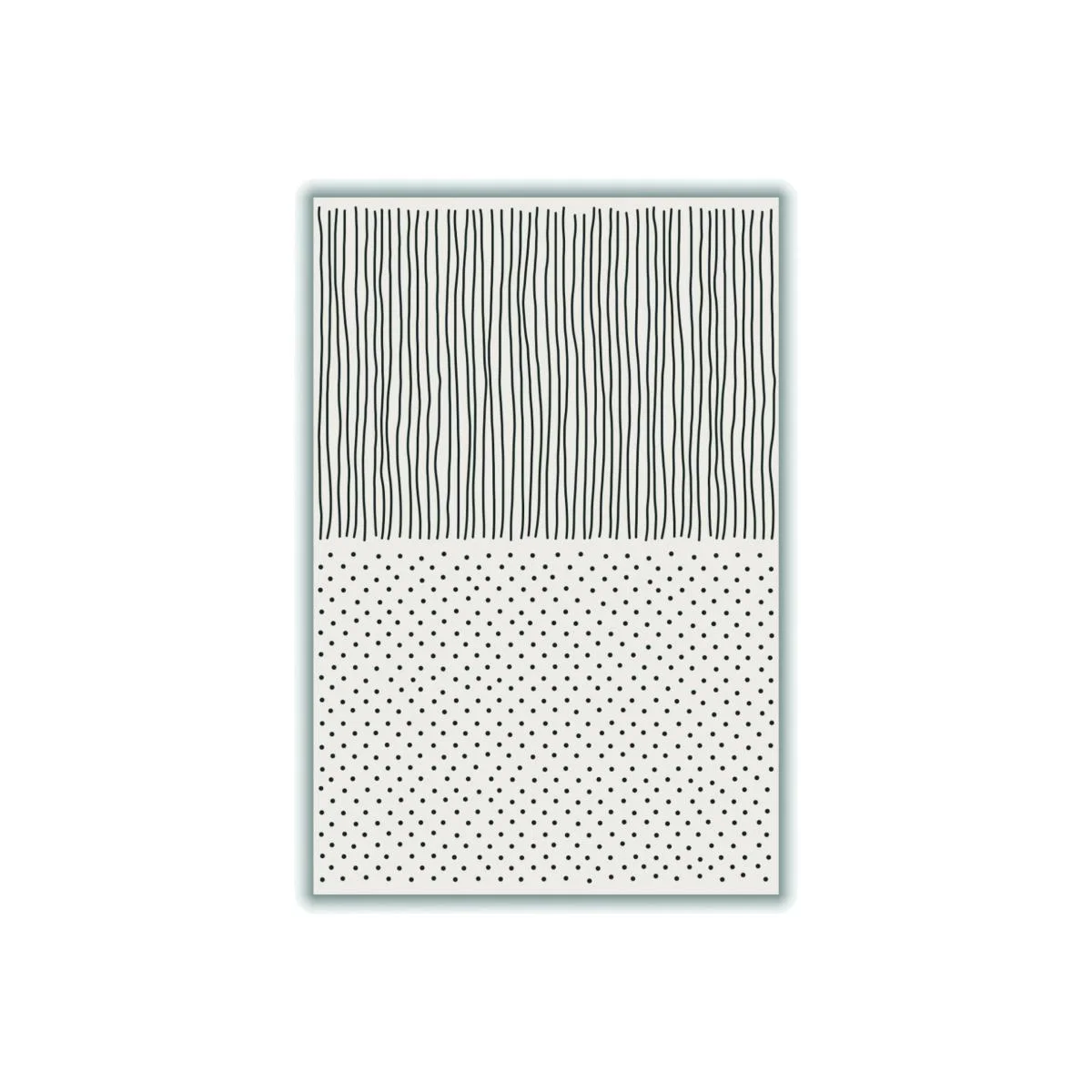 Black Minimal Line Vibes #4 A2 420 X 594Mm Stanley Print House – image 1