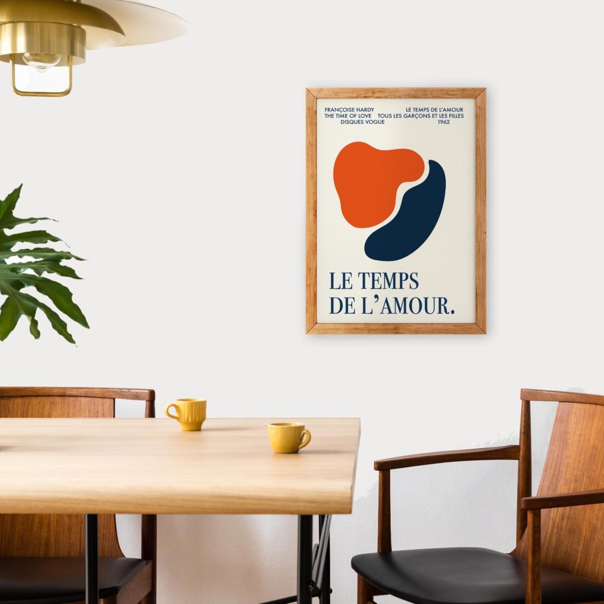 The Time Of Love French Retro Giclée Art Print A3 297 X 420Mm Fanclub – image 2