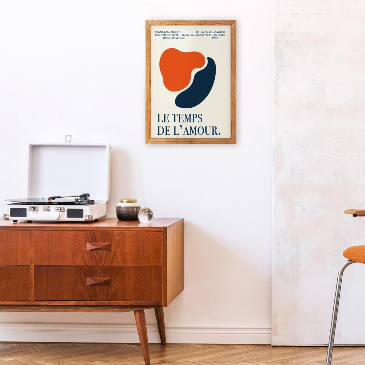 The Time Of Love French Retro Giclée Art Print A3 297 X 420Mm Fanclub – image 3