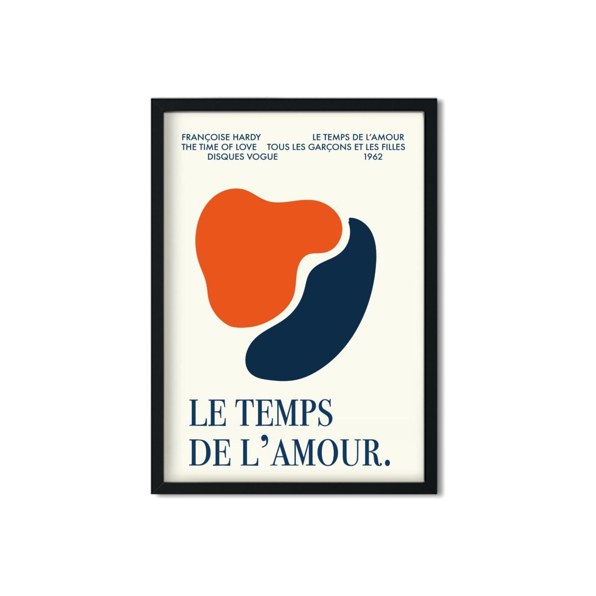 The Time Of Love French Retro Giclée Art Print A3 297 X 420Mm Fanclub – image 1